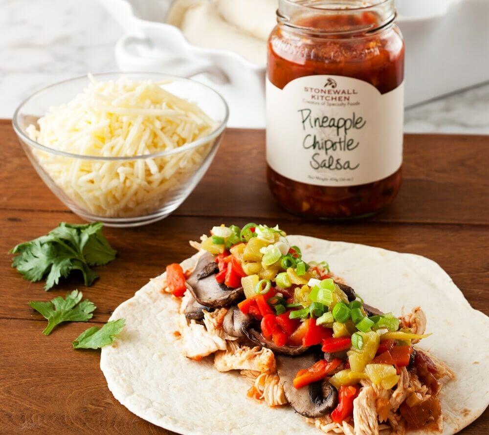 Pineapple Chipotle Salsa von Stonewall Kitchen kaufen | Rauchig-süßer Geschmack | Ideal für Tacos, Quesadillas und Geflügelgerichte