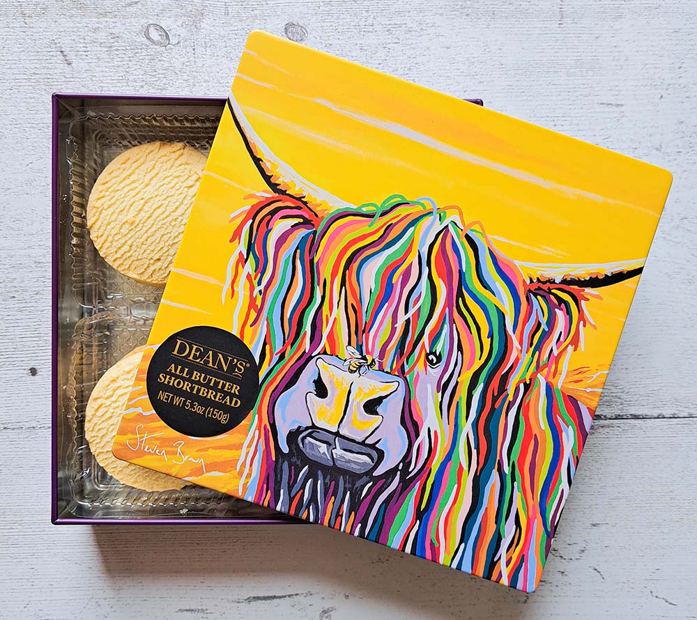 Gordon McCoo All Butter Shortbread Tin von Dean's kaufen | traditionelles Shortbread in kunstvoll gestalteter Metalldose | perfektes Geschenk