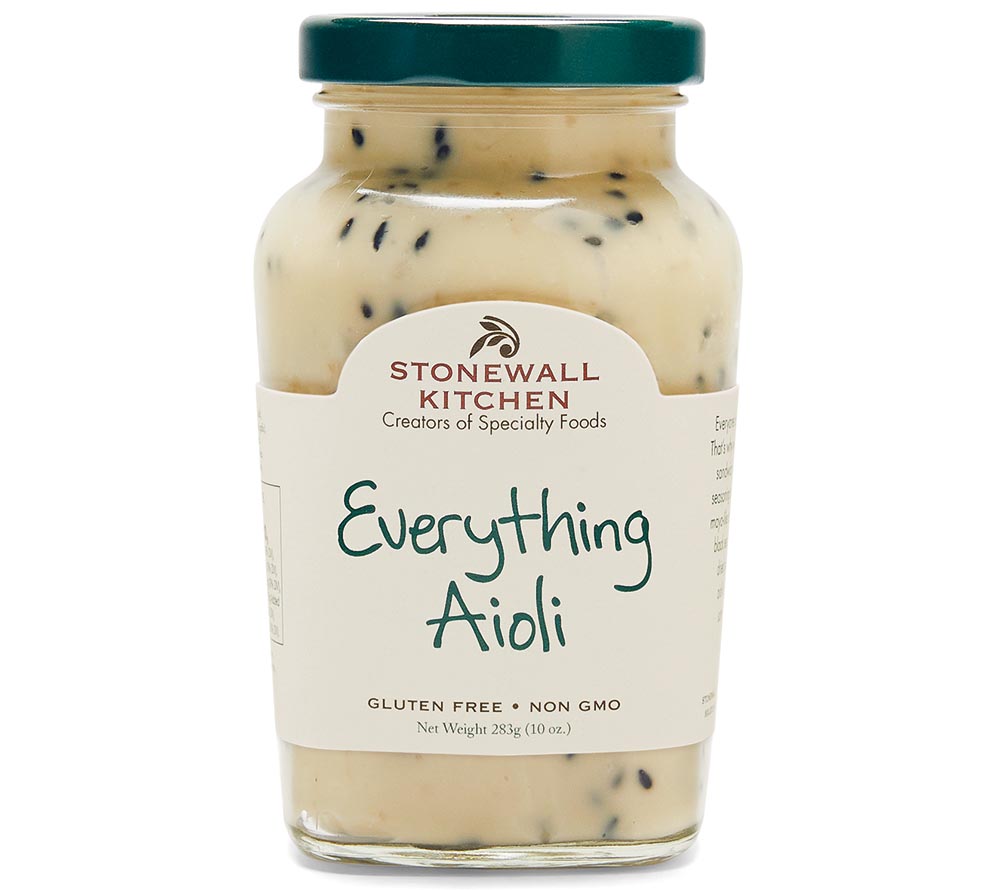 Everything Aioli von Stonewall Kitchen kaufen | Sesam, Knoblauch, Zwiebel | Ideal für Burger, Wraps, Fisch 