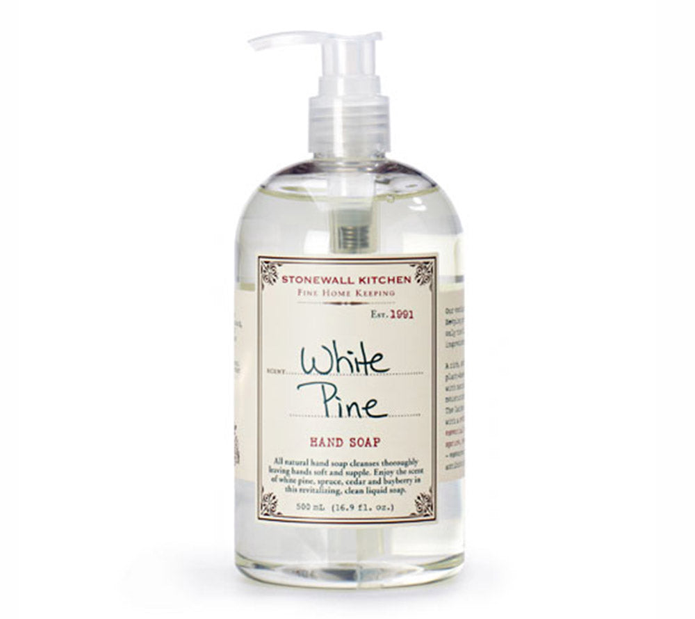 White Pine Hand Soap von Stonewall Kitchen kaufen | Duft: Natürlich, beruhigend | Ohne künstliche Zusatzstoffe 