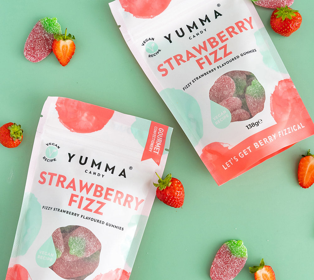 Strawberry Fizz von Yumma Candy (Pouch)