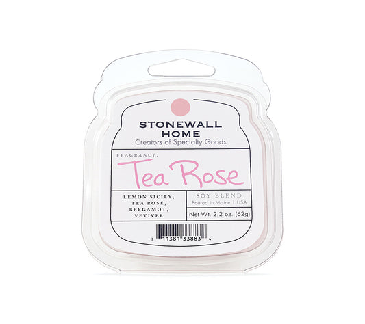 Stonewall Wax Melt Tea Rose
