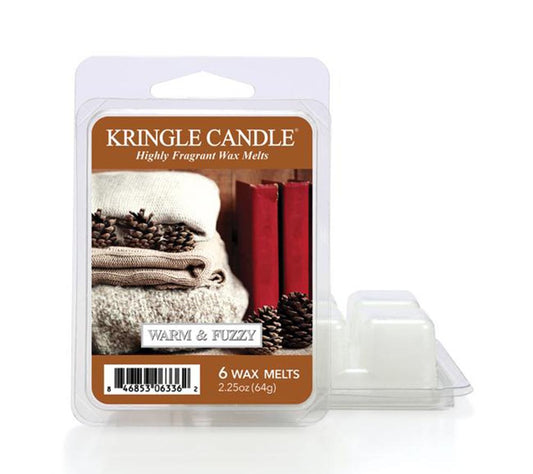 Kringle Wax Melts 6 pcs Warm & Fuzzy von Kringle Candle kaufen | Duft: Behaglich, warm, beruhigend, herbstlich | Mehrmals schmelzbar