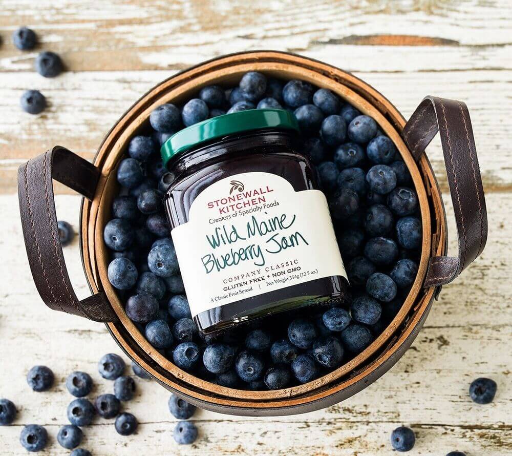 Wild Maine Blueberry Jam von Stonewall Kitchen kaufen | Süß mit leichter Säure | Ideal zum Frühstück oder als Dessert-Topping 