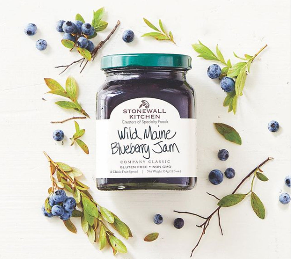 Wild Maine Blueberry Jam von Stonewall Kitchen kaufen | Süß mit leichter Säure | Ideal zum Frühstück oder als Dessert-Topping 