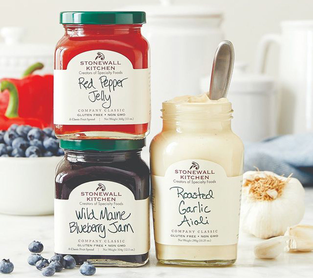 Wild Maine Blueberry Jam von Stonewall Kitchen kaufen | Süß mit leichter Säure | Ideal zum Frühstück oder als Dessert-Topping 