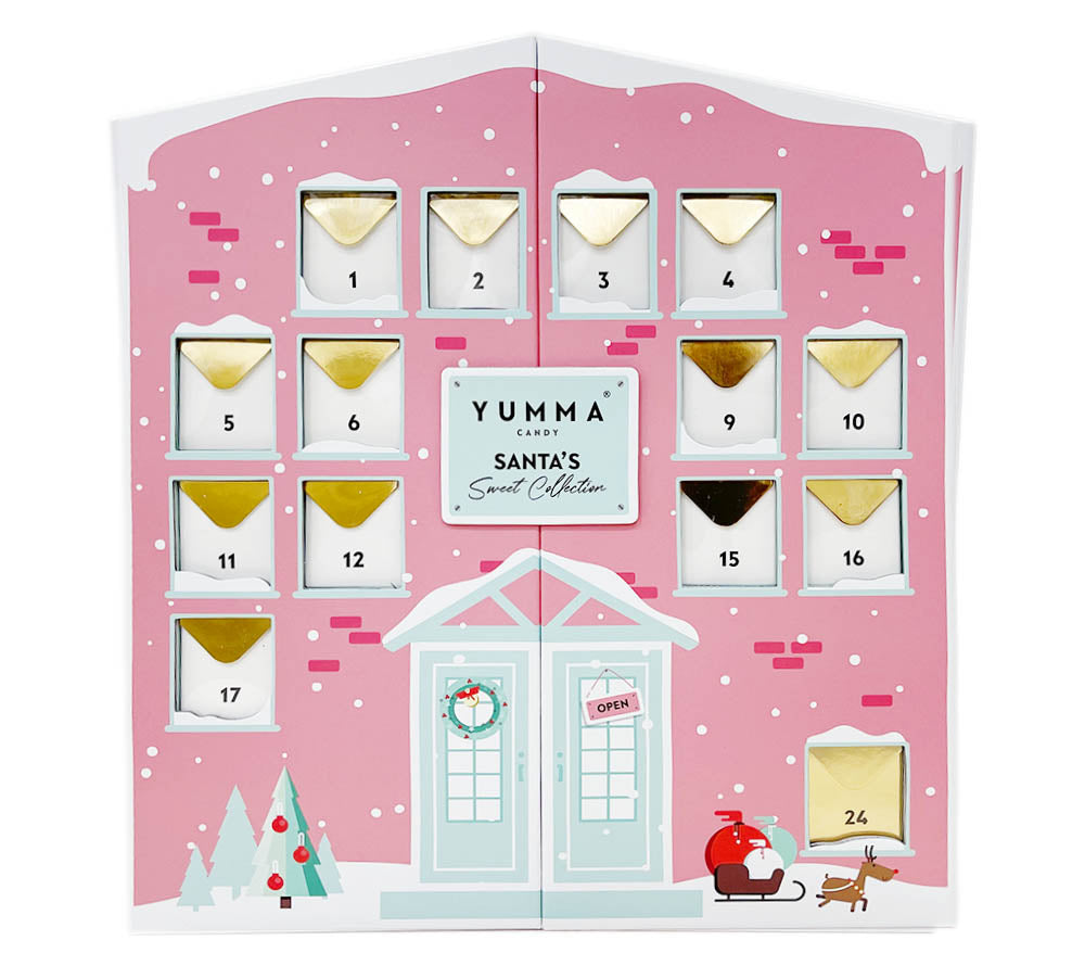 Advent Calendar Yumma Candy | Perfekter Geschenkartikel für Ihr Sortiment | Beste Auswahl des beliebten Yumma Candy-Sortiments