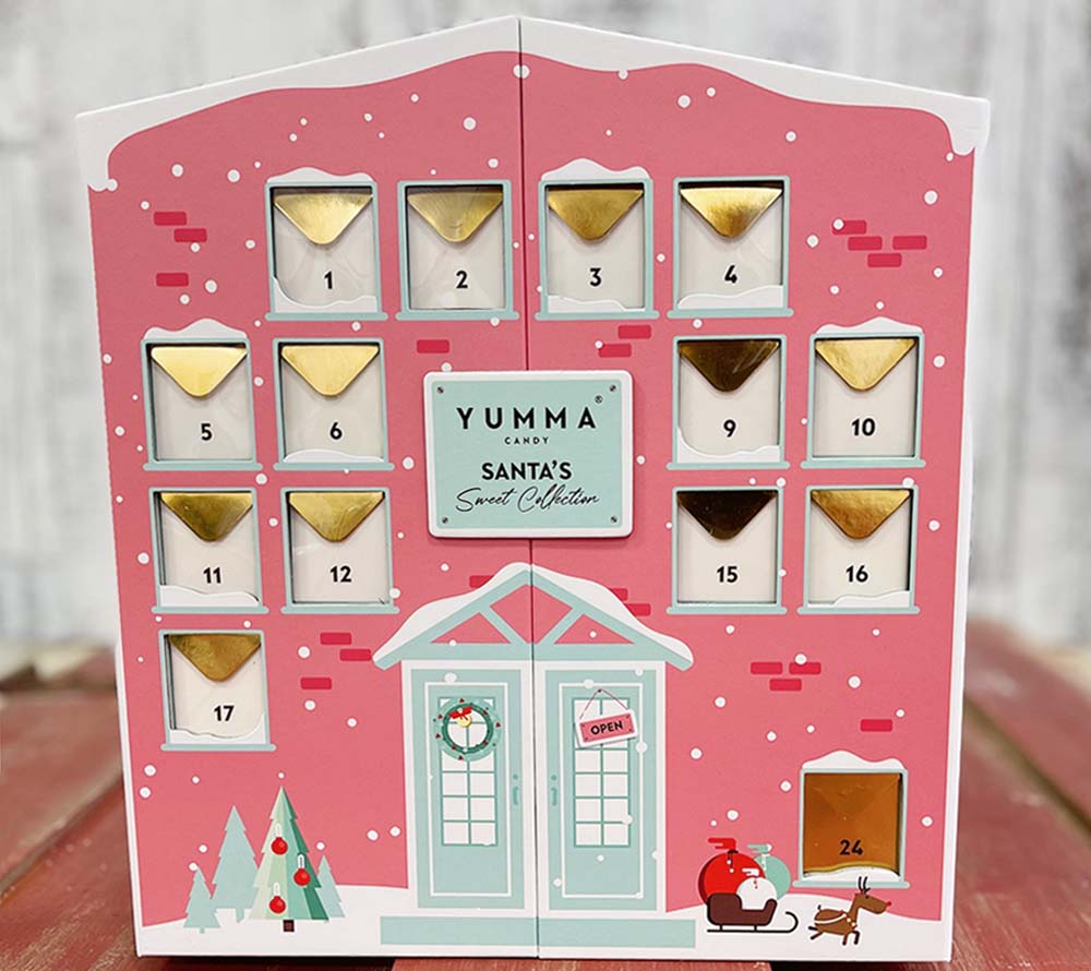 Advent Calendar Yumma Candy | Perfekter Geschenkartikel für Ihr Sortiment | Beste Auswahl des beliebten Yumma Candy-Sortiments