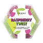 Raspberry Twist Hexagon Box von Yumma Candy kaufen | hochwertige, vegane Zutaten | Premium-Verpackung - Blickfang in Ihrem Regal 