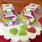 Raspberry Twist Hexagon Box von Yumma Candy kaufen | hochwertige, vegane Zutaten | Premium-Verpackung - Blickfang in Ihrem Regal 